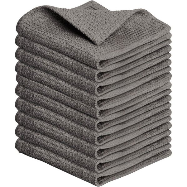 Blumtal Geschirrtuch Set 50x70 oder 30x30 cm, 100% Baumwolle, (10-tlg), Saugfähig, schnell trocknend, waschbar, 100% Baumwolle