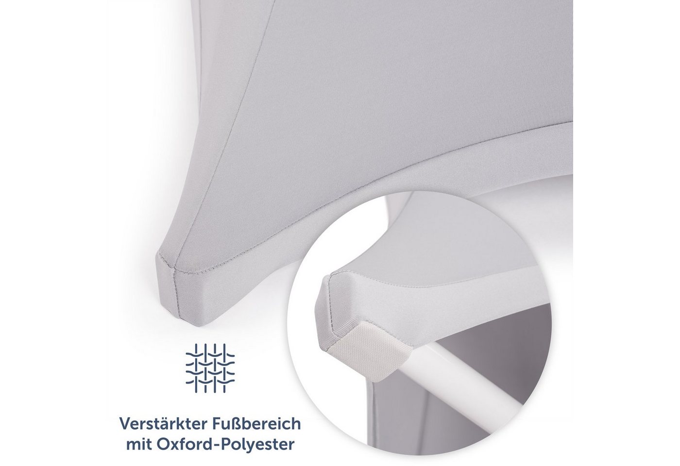 Blumtal Stehtischhusse Stretchbezug Stehtisch Hussen, Elegante Stehtischhusse für Bistrotische – Bild 5 von 5