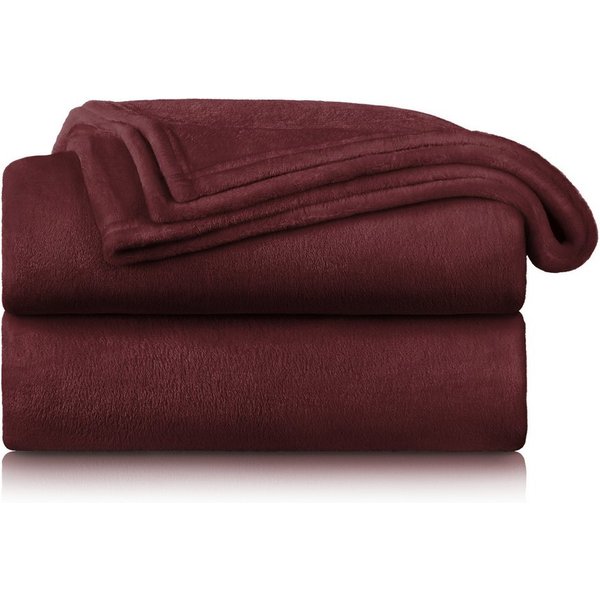 Wohndecke Kuschelige Fleecedecke, Oeko-Tex zertifizierte Decke, Blumtal