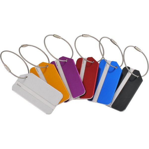 Blusmart Gepäckanhänger Kofferanhänger (6 Farben, 1-St., Gepäckanhänger aus Aluminium) Gepäckanhänger aus Metall