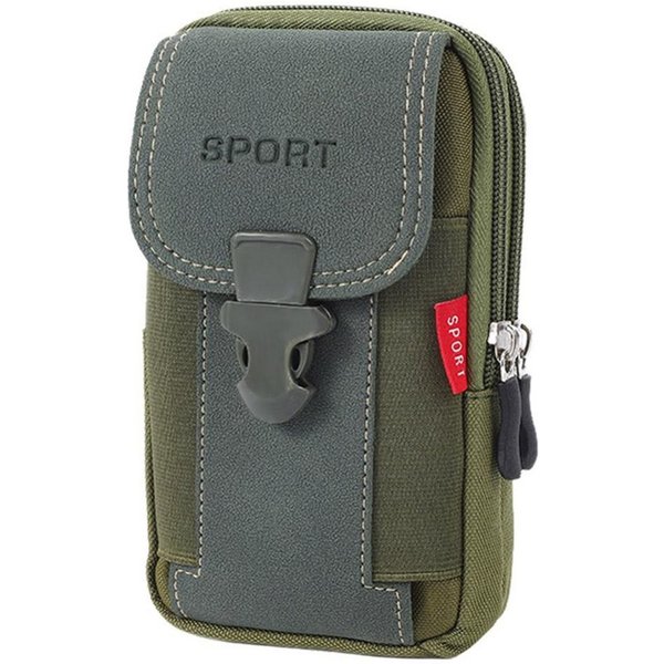 Blusmart Handyhülle Multifunktionale Herren-Bauchtasche mit Gürtelschlaufe Handy-Hüfttasche, Robust und wasserdicht, Nylon-Hüfttasche für Outdoor-Handys