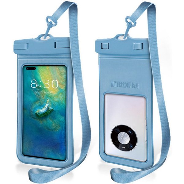 Blusmart Handyhülle Wasserdichte Handytasche im 2er-Set Empfindlicher Touchscreen, starke wasserdichte Leistung, Transparentes Material, geeignet für eine Vielz