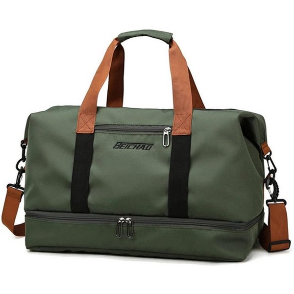 Blusmart Reisetasche Reisetaschen, Turnbeutel, Sporttaschen, große Umhängetaschen (Mit Schuhfach, Nassfach, verstellbaren Schultergurten, atmungsaktiv, wasserdi