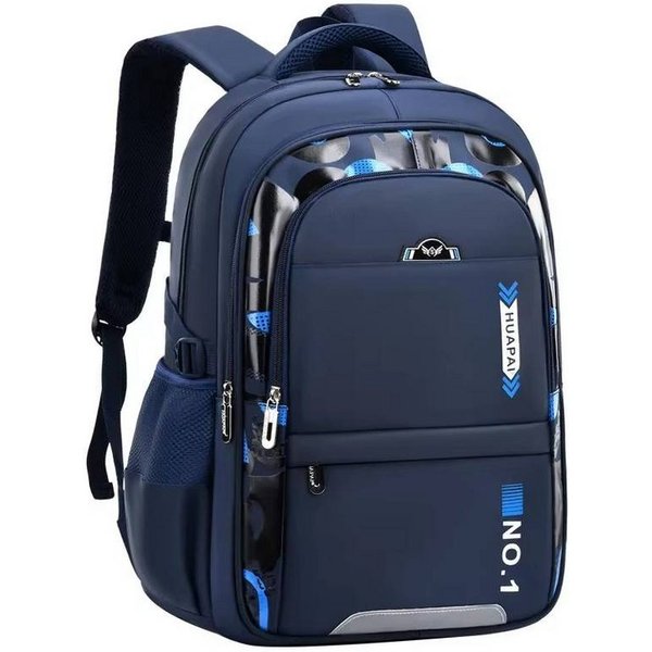 Blusmart Schulrucksack Kinderrucksäcke, orthopädische Rucksäcke (Leichtgewichtig Casual Stylisch, Tissu imperméable), Für Grund- und Mittelschüler