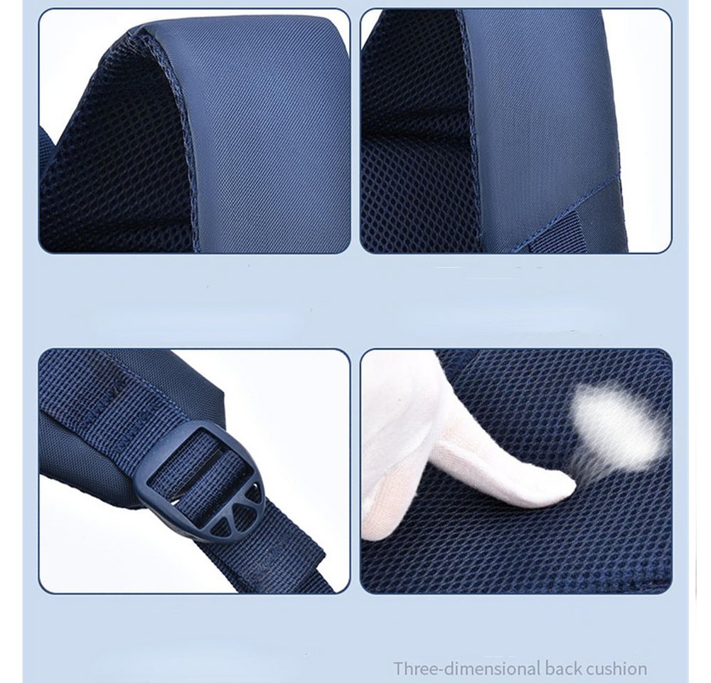 Blusmart Schulrucksack Kinderrucksäcke, orthopädische Rucksäcke (Leichtgewichtig Casual Stylisch, Tissu imperméable), Für Grund- und Mittelschüler – Bild 4 von 5