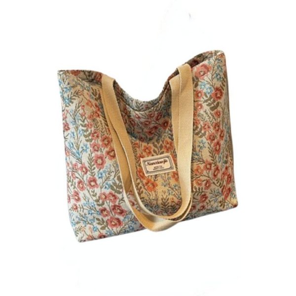 Blusmart Schultertasche Canvas-Tasche mit großem Fassungsvermögen (Schultertaschen für Damen, Handtaschen für Damen), Geeignet für den Alltag, das Büro, die Sch