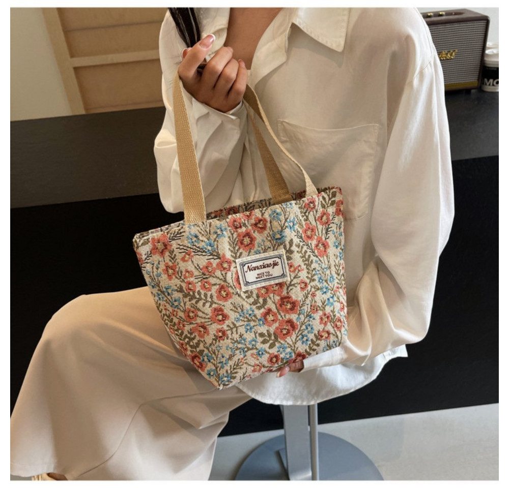 Blusmart Schultertasche Canvas-Tasche mit großem Fassungsvermögen (Schultertaschen für Damen, Handtaschen für Damen), Geeignet für den Alltag, das Büro, die Sch – Bild 3 von 5