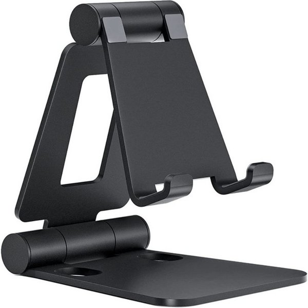 Blusmart Smartphone-Halterung Verstellbarer Handyhalter, (bis 8,00 Zoll, Faltdesign, tragbar und tragbar., Aus Aluminiumlegierung, robust und langlebig., Funkti