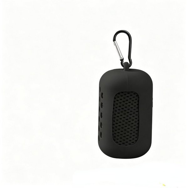 Blusmart Sporthandtuch Leichtes, schnelltrocknendes Kühlhandtuch, (mit Silikonhülle und Karabinerhaken, 1-St), Mikrofaser Handtuch, Für Sport, Wandern, Strand u