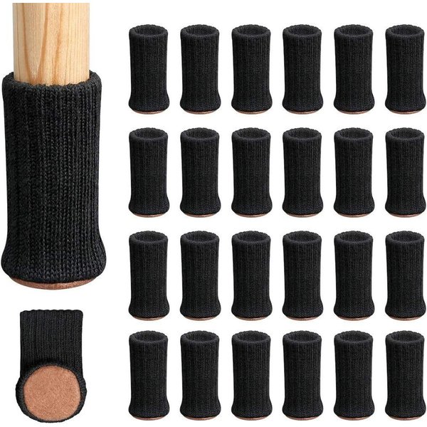 Blusmart Stuhlsocke 12/24-teilige Stuhlbeinkappe, (Hochelastische Möbelsocken, 1 St), Stuhlbeinschoner( Möbel, Stuhlbeine, Tisch)