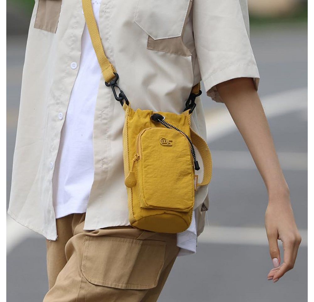 Blusmart Umhängetasche Lässige, minimalistische, leichte Schultertasche für Damen (Wasserdichtes Oxford-Gewebe, Umhängetasche mit Kordelzug), Für Wanderungen – Bild 5 von 5