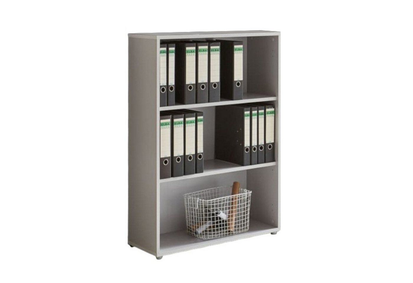 BMG Möbel Aktenschrank Office Edition (Set 20, Büroschrank mit Metallgriffen, 4 teilig) mit Schubladen, Gesamtmaß (B/H/T) 84,1 x 227,2 x 33 cm – Bild 5 von 5