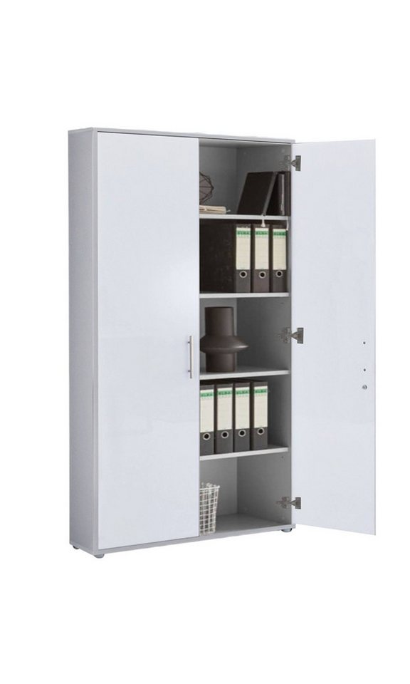 BMG Möbel Büromöbel-Set Office Edition Mini Set 1, (Büromöbel komplett Set, 6-tlg., 6-tlg), ideal für Arbeitszimmer und Homeoffice – Bild 5 von 5