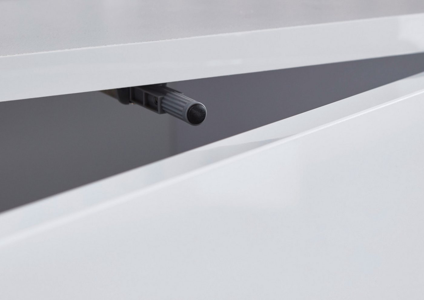 BMG Möbel Kommode Sideboard Mailand Set 12 in verschiedenen Ausführungen (3tlg), mit weiß lackierten Hochglanzfronten und Push-to-open-Funktion – Bild 5 von 5