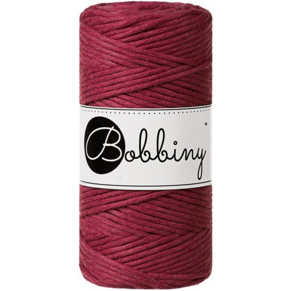 Bobbiny Bobbiny 3 mm Makramee Garn Regular 100 m Häkelwolle, 100 m (3 mm Baumwoll-Kordel), 320 g