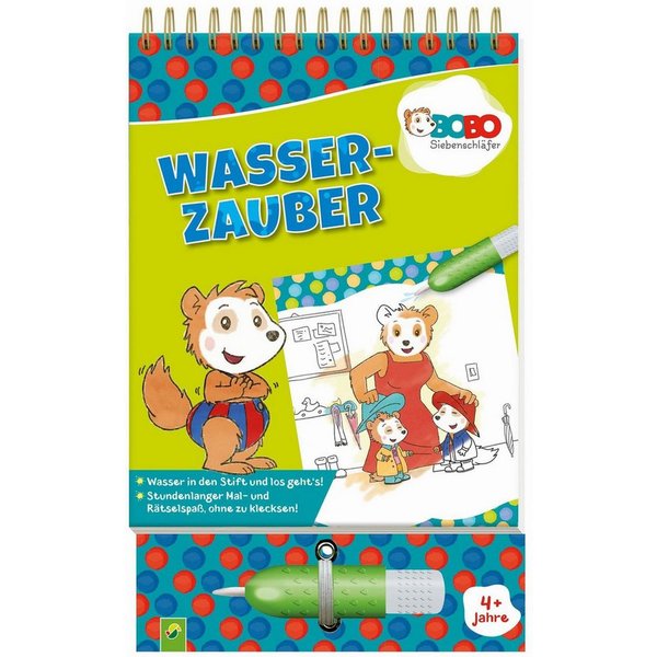 Bobo Siebenschläfer Wasserzauber: Wassermalbuch für Kinder ab 3 Jahren / diverse