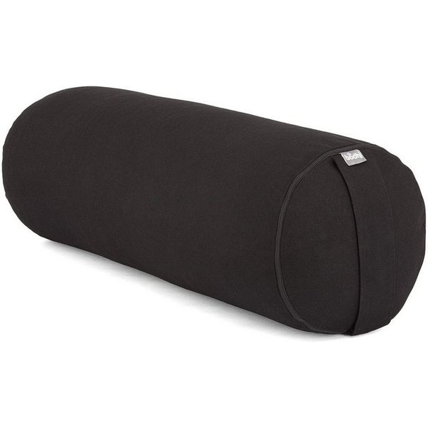 bodhi Yoga Bolster BASIC schwarz, Dinkelhülsen