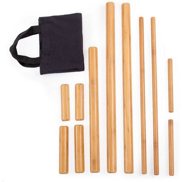 bodynova Massagegerät Bambus Massage Set 11-teilig, 11-tlg.