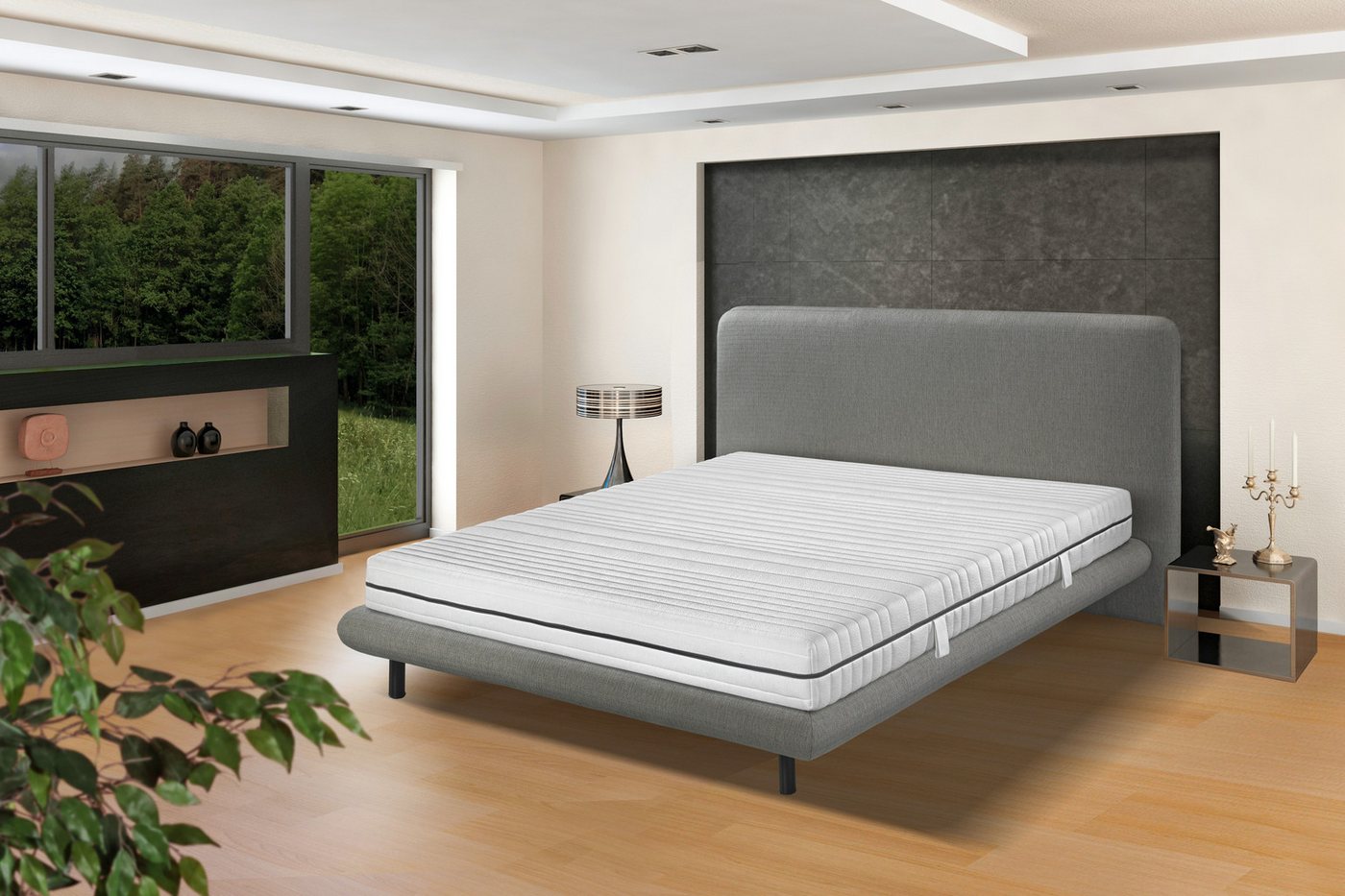 Kaltschaummatratze Vital Protect, 90x200 cm, 140x200 cm und weitere Größen, Bodyprotect, 18 cm hoch, 7-Liegezonen, ergonomisch, Härtegrade H2,H3,H4, OEKO-TEX St – Bild 2 von 5