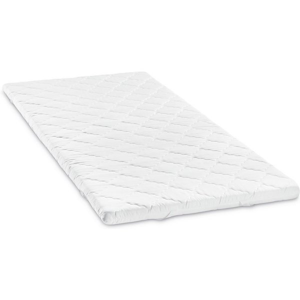 Bodyprotect, Topper aus Kaltschaum, 6 cm hoch, Komfortschaum, mit 4 elastischen Eckgummis für festen Sitz, optimale Anpassung