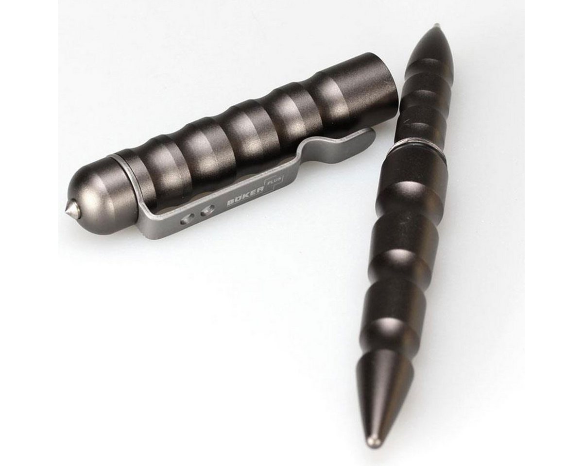 Böker Manufaktur Solingen Kugelschreiber Plus MPP Multi Purpose Pen Grey Tactical Pen, (nein) – Bild 5 von 5