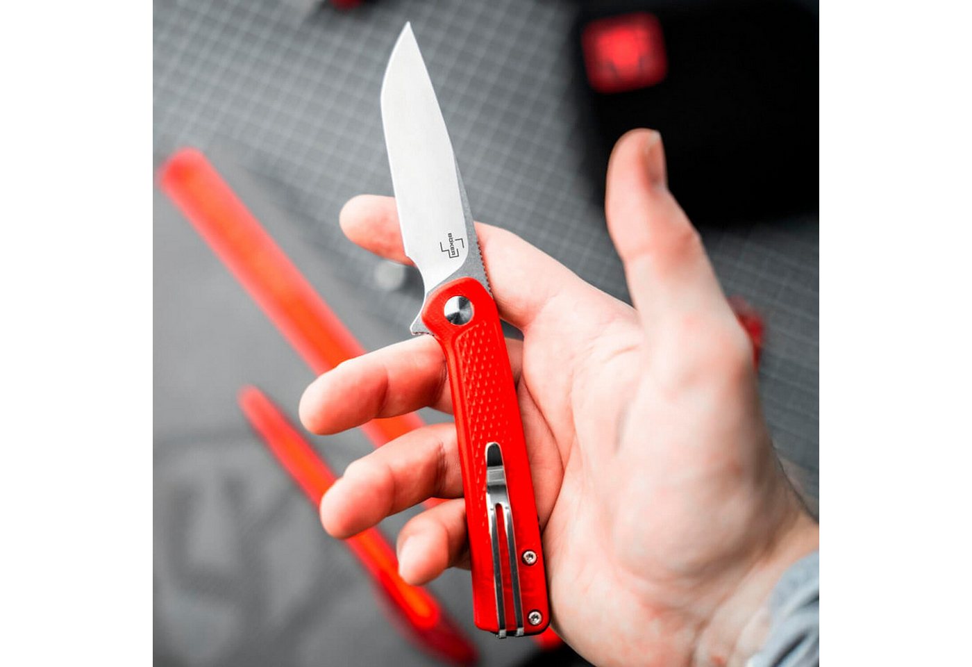 Böker Plus Taschenmesser Klappmesser Fire Ant Red – Bild 3 von 5