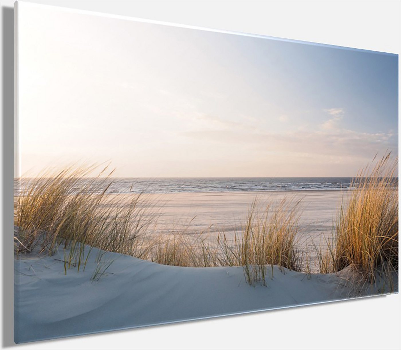 Bönninghoff Leinwandbild Wandbild DÜNEN, STRAND UND MEER 78x118 cm – Leinwandbild Keilrahmen, Düne, Strand (1 St), auf Keilrahmen gespannt – Bild 3 von 5