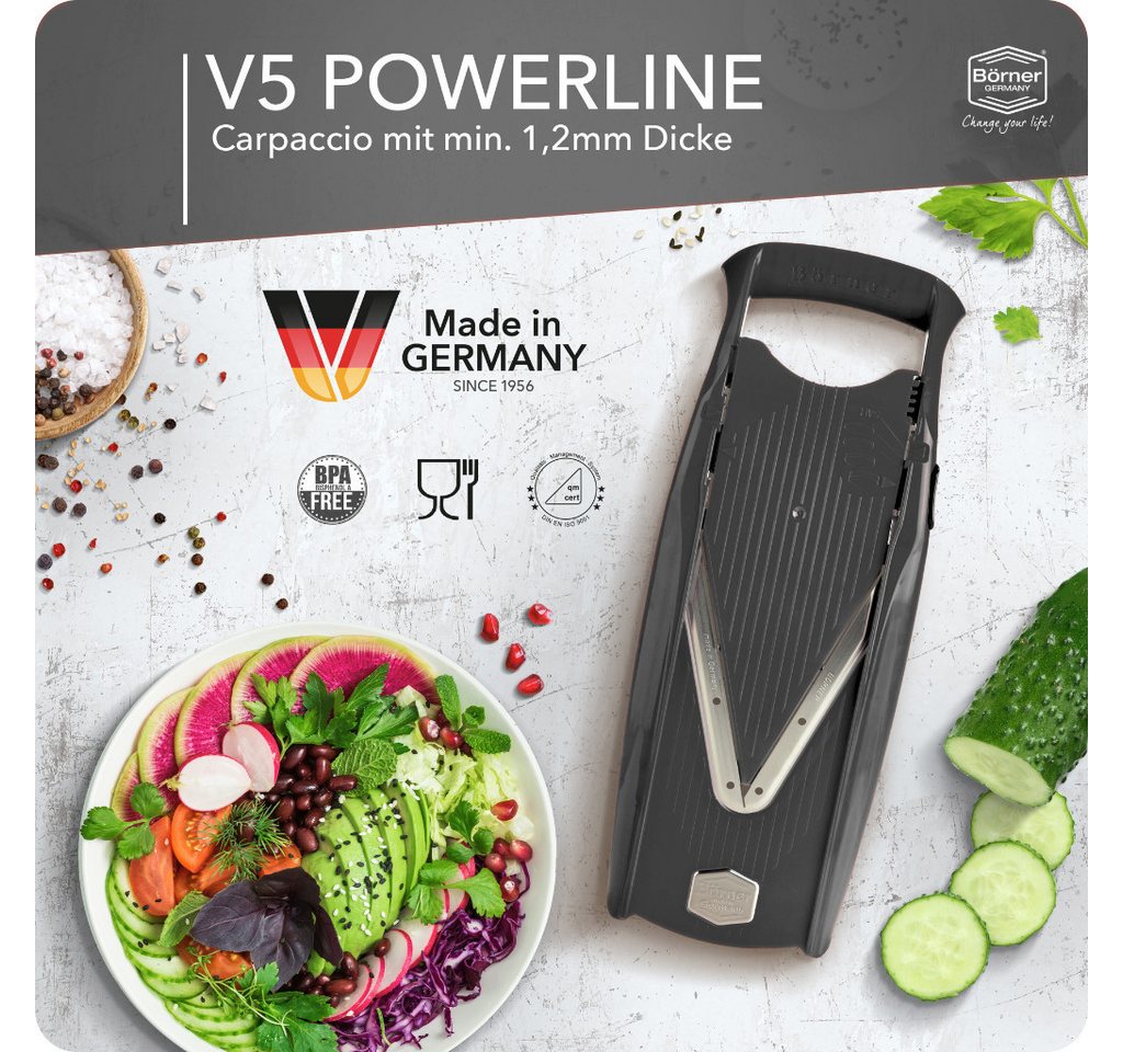 Börner Gemüsehobel Gemüsehobel V5 PowerLine Basis Set – Bild 3 von 5