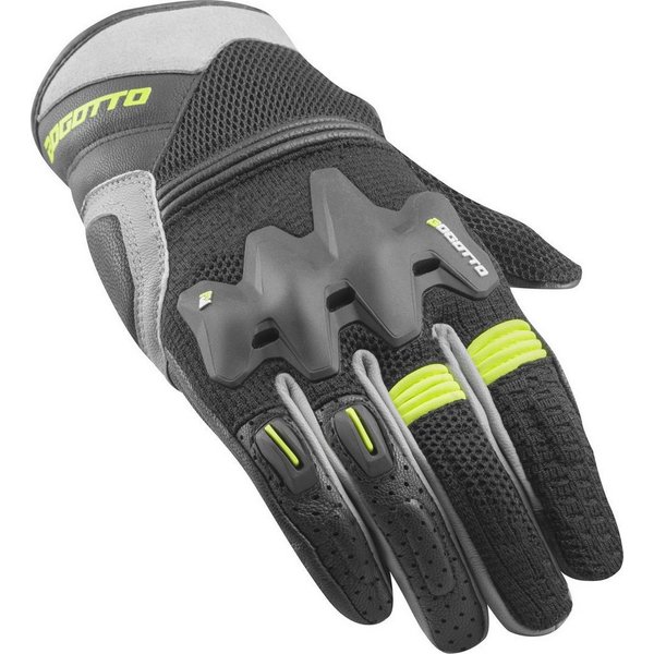Bogotto Motorradhandschuhe Xatran perforierte Motorrad Handschuhe Atmungsaktiv protektoren
