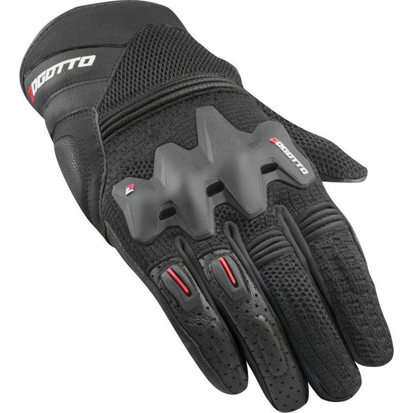 Bogotto Motorradhandschuhe Xatran perforierte Motorrad Handschuhe Atmungsaktiv protektoren
