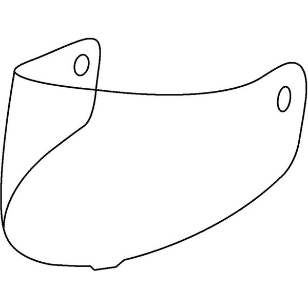 Bogotto Motorradhelm Blade Visier, Vorbereitet Für Pinlockscheibe