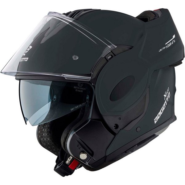 Bogotto Motorradhelm FS-X600 Klapphelm, Vorbereitet Für Kommunikationssystem,geeignet Brillenträger,vorbe