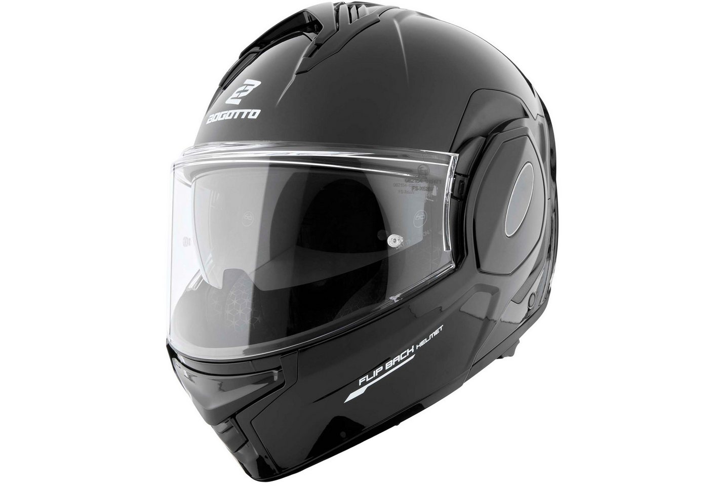 Bogotto Motorradhelm FS-X600 Klapphelm, Vorbereitet Für Kommunikationssystem,geeignet Brillenträger,vorbe – Bild 2 von 5