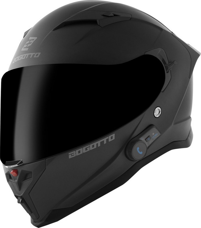 Bogotto Motorradhelm H153 BT Bluetooth Helm, Vorbereitet Für Kommunikationssystem,integriertes Kommunikationss – Bild 2 von 5