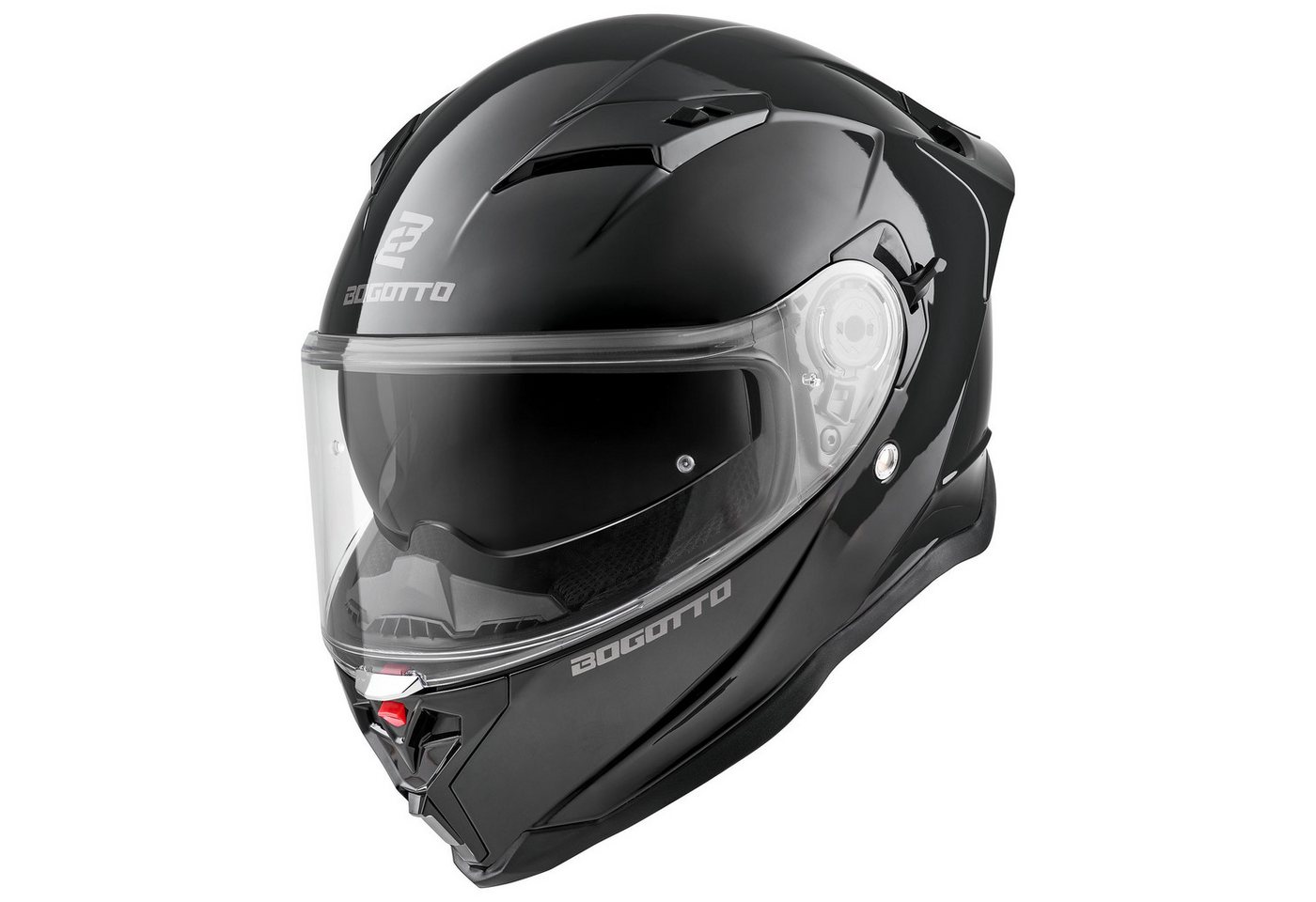Bogotto Motorradhelm H153 Helm, Vorbereitet Für Pinlockscheibe,herausnehmbares Innenfutter,integr – Bild 2 von 5