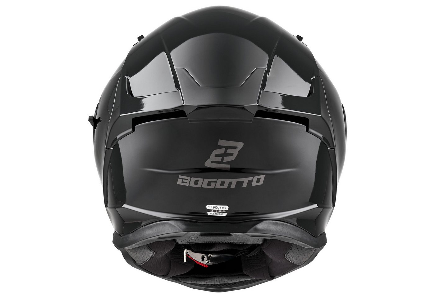 Bogotto Motorradhelm H153 Helm, Vorbereitet Für Pinlockscheibe,herausnehmbares Innenfutter,integr – Bild 5 von 5