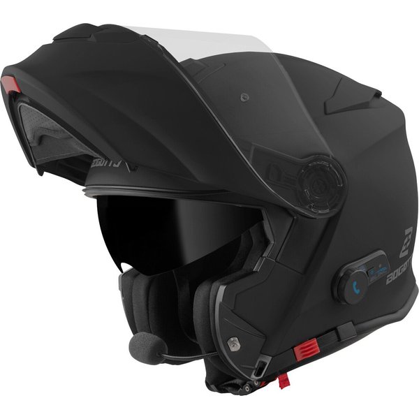 Bogotto Motorradhelm H271 BT Bluetooth Klapphelm, Integriertes Kommunikationssystem,geeignet Für Brillenträger,vorb