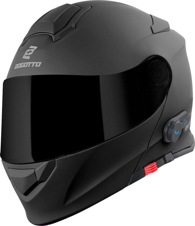 Bogotto Motorradhelm H271 BT Bluetooth Klapphelm, Integriertes Kommunikationssystem,geeignet Für Brillenträger,vorb – Bild 2 von 5