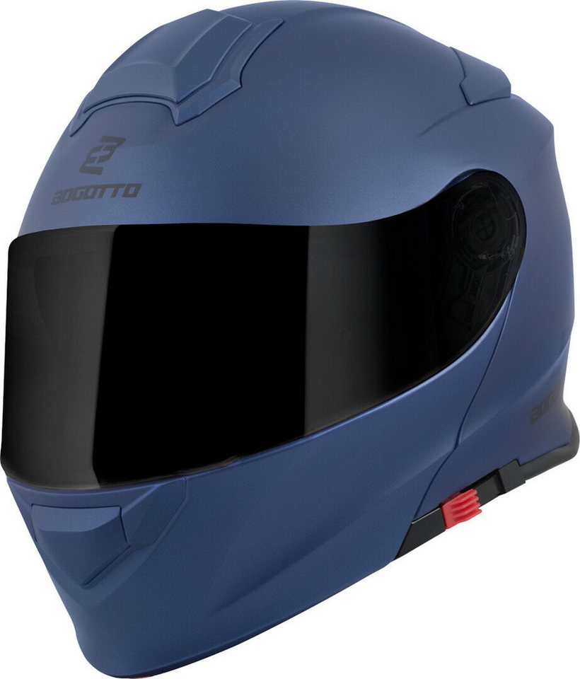 Bogotto Motorradhelm H271 Klapphelm, Vorbereitet Für Kommunikationssystem,geeignet Brillenträger,vorbe – Bild 2 von 5
