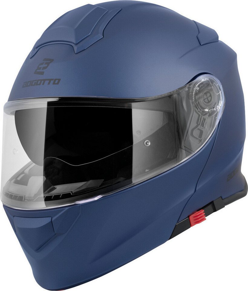 Bogotto Motorradhelm H271 Klapphelm, Vorbereitet Für Kommunikationssystem,geeignet Brillenträger,vorbe – Bild 3 von 5