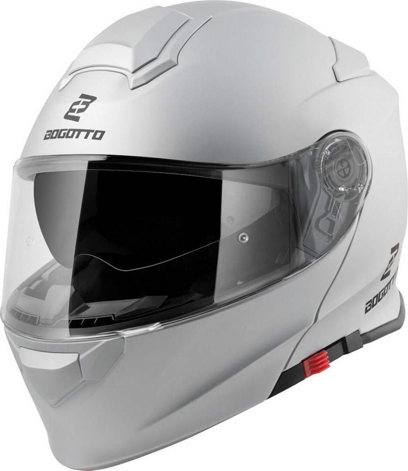 Bogotto Motorradhelm H271 Klapphelm, Vorbereitet Für Kommunikationssystem,geeignet Brillenträger,vorbe – Bild 2 von 5