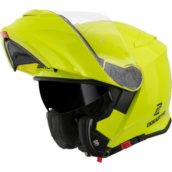 Bogotto Motorradhelm H271 Klapphelm, Vorbereitet Für Kommunikationssystem,geeignet Brillenträger,vorbe