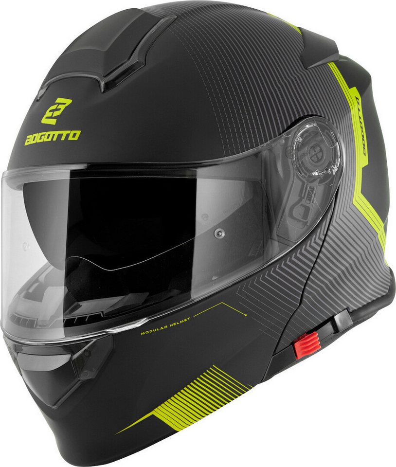 Bogotto Motorradhelm H271 Wayke Klapphelm, Vorbereitet Für Kommunikationssystem,geeignet Brillenträger,vorbe – Bild 3 von 5