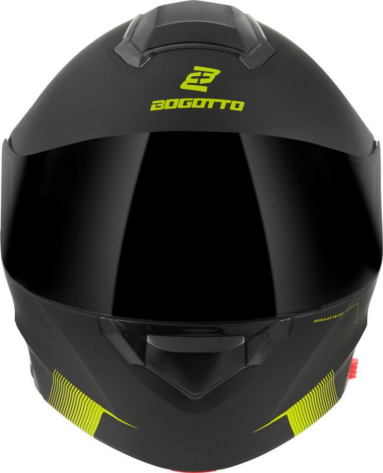 Bogotto Motorradhelm H271 Wayke Klapphelm, Vorbereitet Für Kommunikationssystem,geeignet Brillenträger,vorbe – Bild 5 von 5