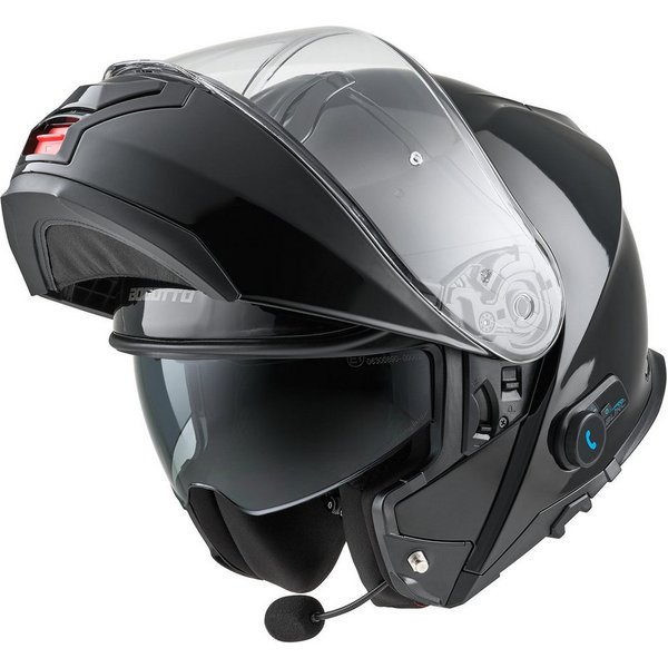 Bogotto Motorradhelm H272 Bluetooth Klapphelm, Integriertes Kommunikationssystem,geeignet Für Brillenträger,vorb