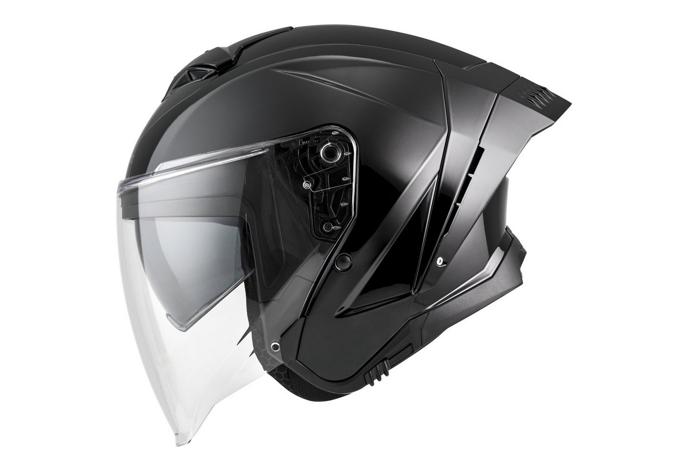 Bogotto Motorradhelm H599 Jethelm, Geeignet Für Brillenträger,herausnehmbares Innenfutter,integriert – Bild 2 von 5