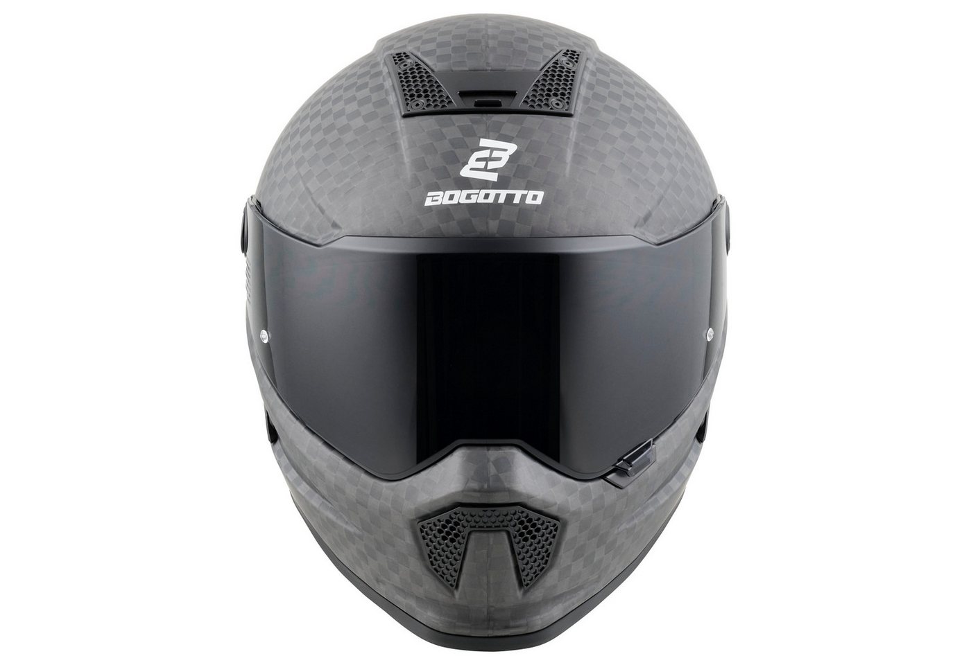 Bogotto Motorradhelm Rapto CheckR Carbon Helm, Vorbereitet Für Kommunikationssystem,geeignet Brillenträger,vorbe – Bild 2 von 5
