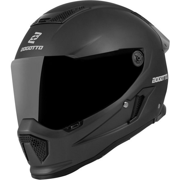 Bogotto Motorradhelm Rapto Helm, Vorbereitet Für Kommunikationssystem,geeignet Brillenträger,vorbe