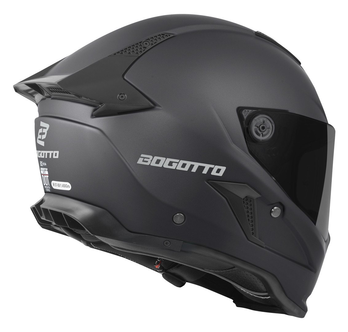 Bogotto Motorradhelm Rapto Helm, Vorbereitet Für Kommunikationssystem,geeignet Brillenträger,vorbe – Bild 5 von 5