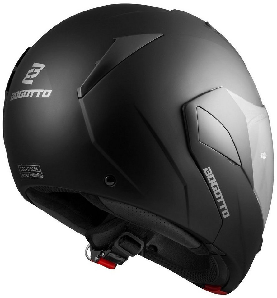 Bogotto Motorradhelm V280 Klapphelm, Integriertes Sonnenvisier – Bild 3 von 4